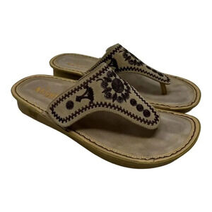 Alegria Vanessa Mandala Natural Leather Sandal